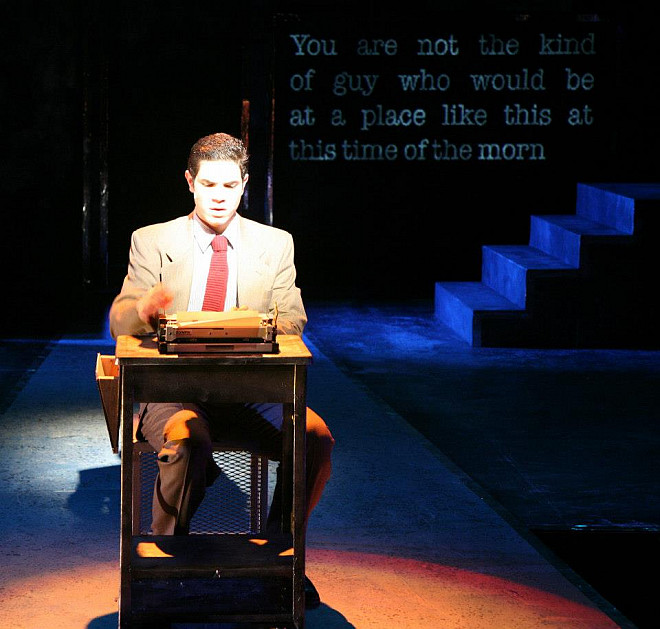 Alumnus Jason Gotay (Bring it On) in Bright Lights, Big City (Photo by Susan Cook)