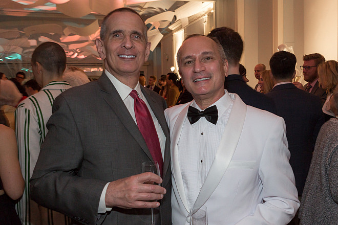 Paul Ciraulo Executive Vice President for Administration and Finance and Anthony Ferro Associate Professor of Dance