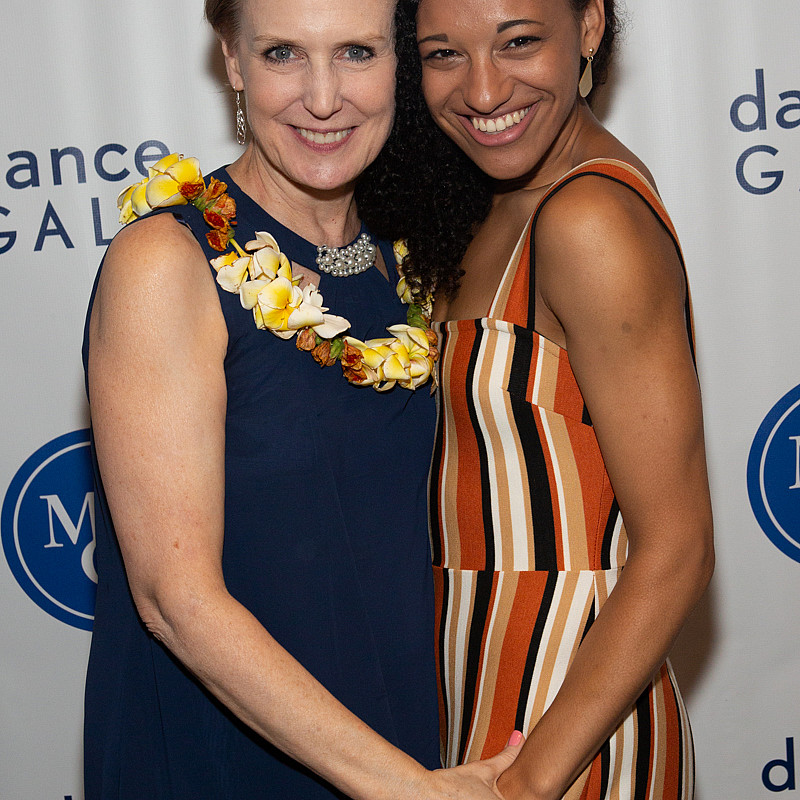 Katie Langan Professor of Dance and Chair of Dance Department and Chantelle Good '18